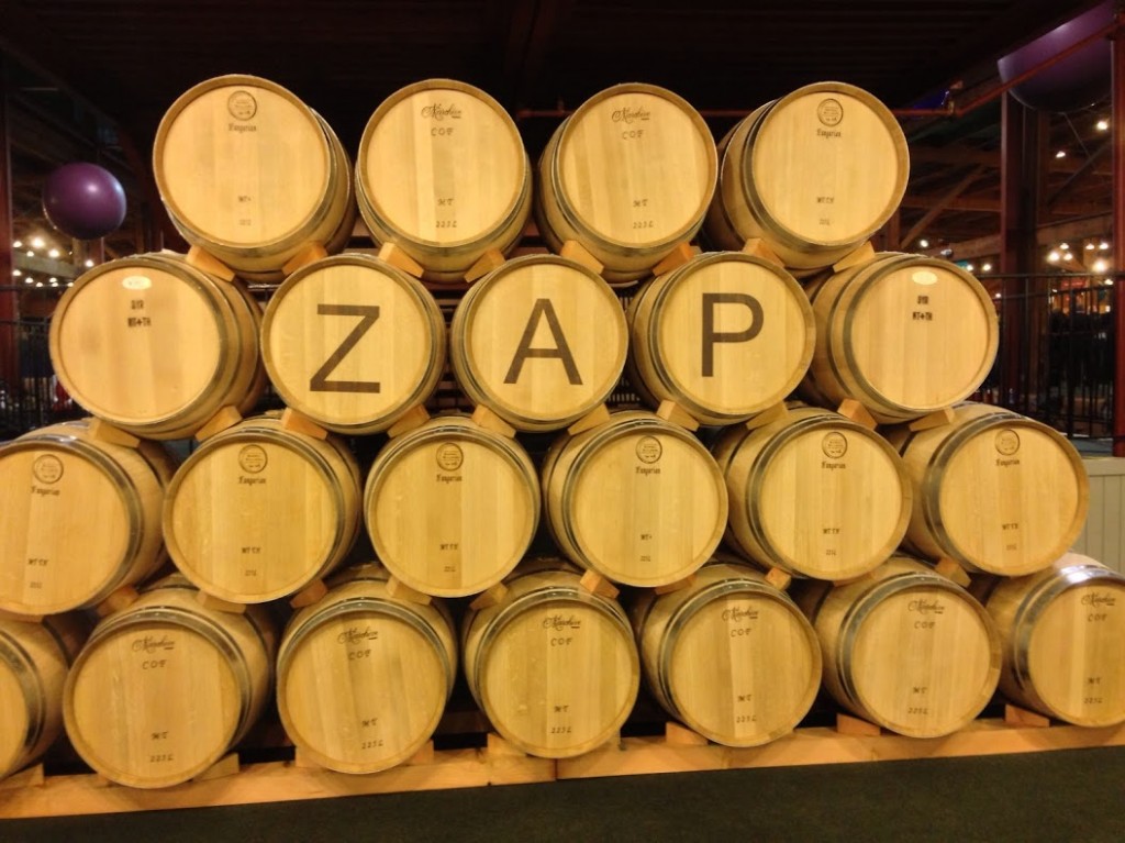 Zinfandel Festival - ZAP barrels