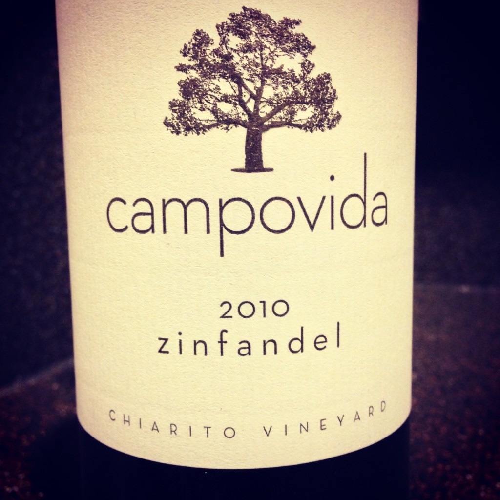 Wine of the Week: 2010 Campovida Zinfandel Chiarito Vineyard