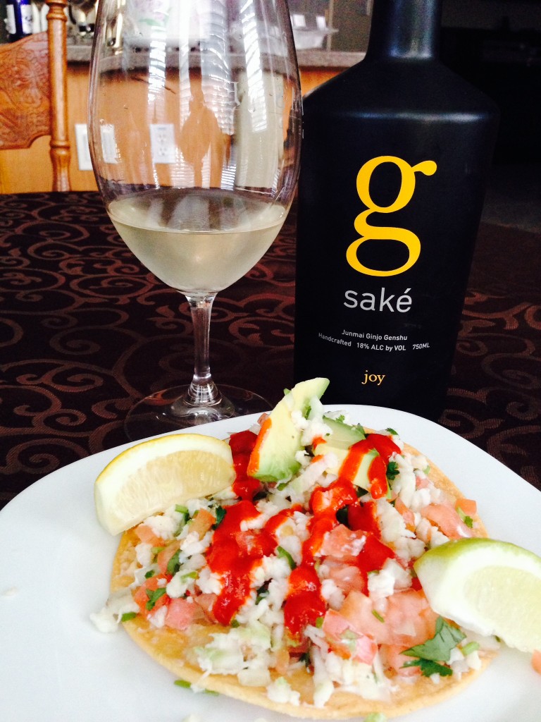 A Perfect Pairing: Shrimp Ceviche and Saké