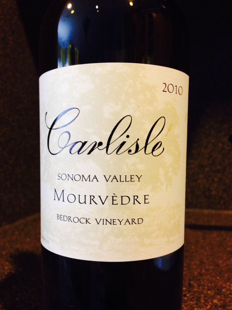 2010 Carlisle Mourvedre Bedrock Vineyard