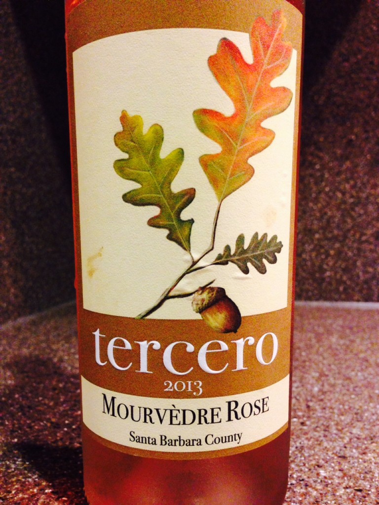 #DrinkPink Rose of the Week; 2013 Tercero Mourvedre Rose