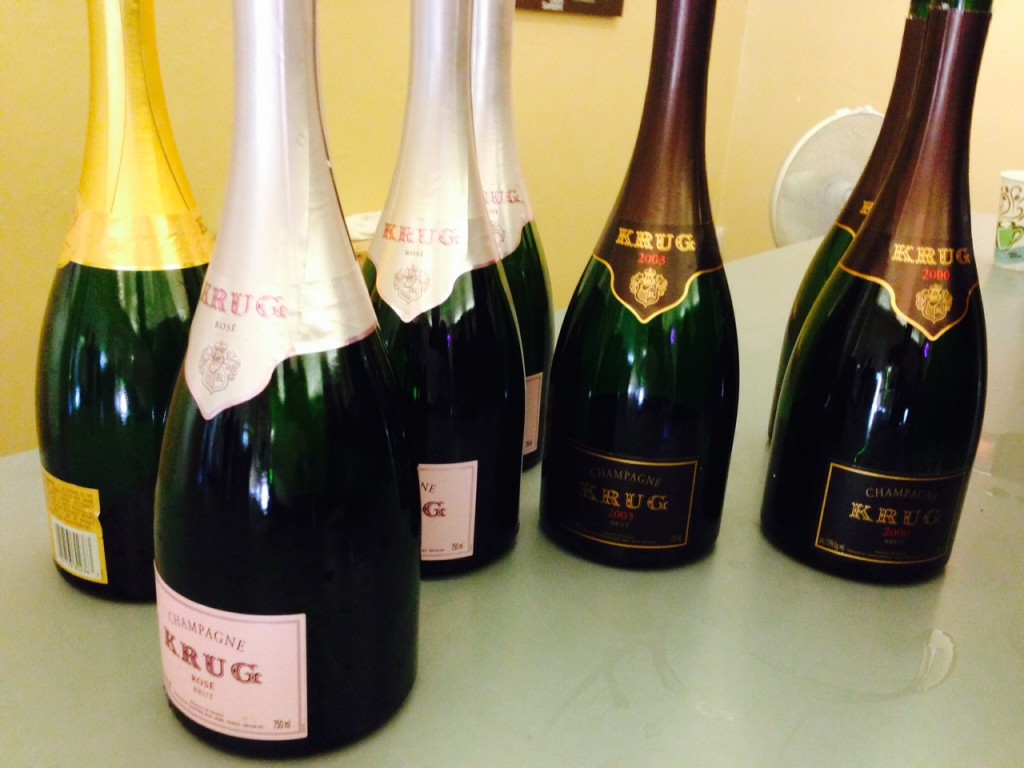 Why yes...I will have some Krug Champagne!