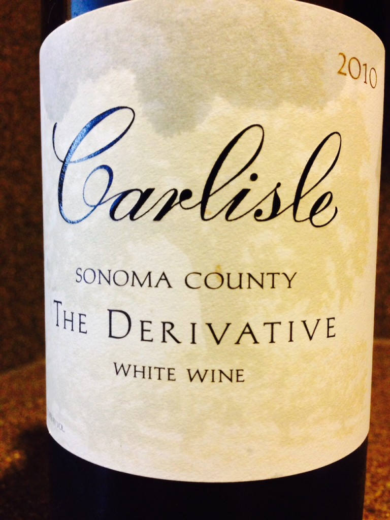 Wine of the Week; 2010 Carlisle Derivative