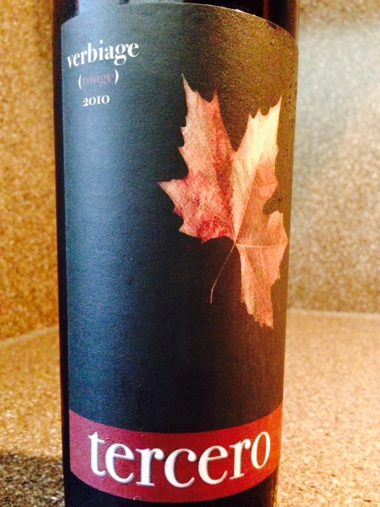 Wine of the Week; 2010 Tercero Verbiage