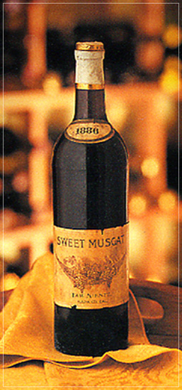 1886 Far Niente Sweet Muscat. Image courtesy of Far Niente