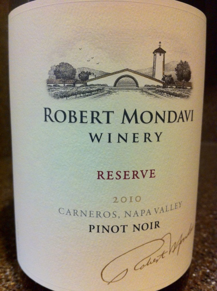 2010 Robert Mondavi Pinot Noir Reserve