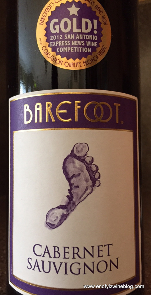 #WineWednesday Review; Barefoot Cabernet Sauvignon