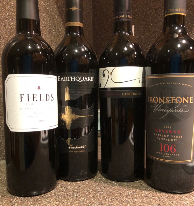 Looking forward to tasting this diverse selection of Lodi Old Vine Zinfandel!