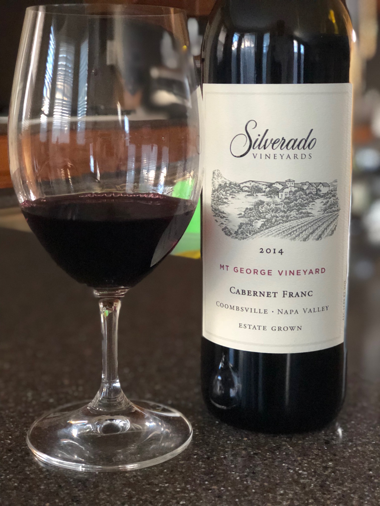 Wine of the Day; 2014 Silverado Vineyards Franc Mount