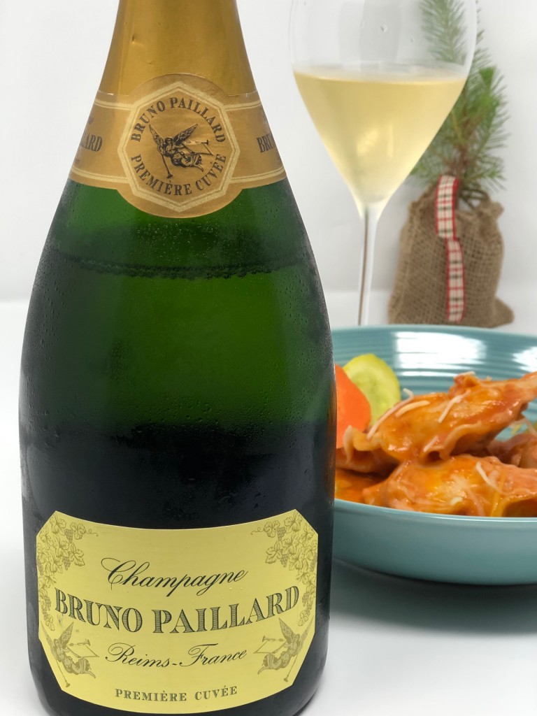 Champagne Brut Premiere Cuvée paired with Lobster Ravioli